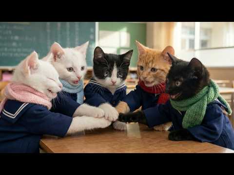 Tiny Kittens Help Sad Classmate Fix Family Fight 🐱💔✨