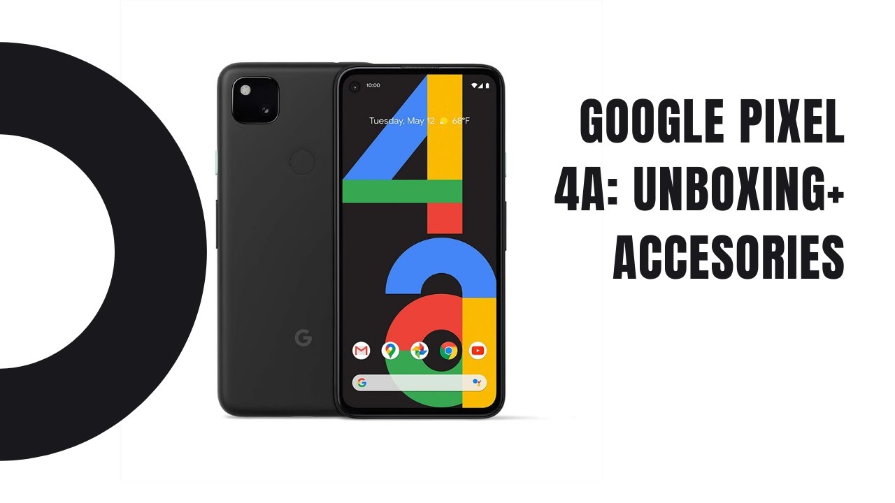 Google Pixel 4a - unboxing + accessories