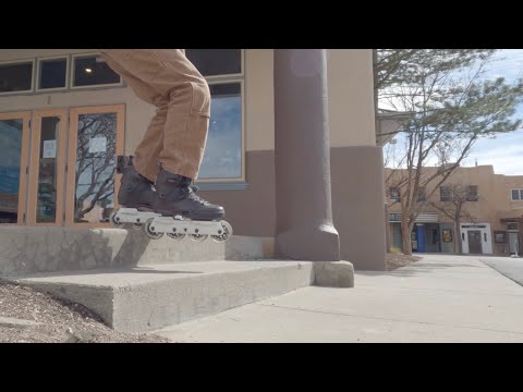 BROWN Flow Skate at Santa Fe Railyard - Powerslide Next x Kizer Flux