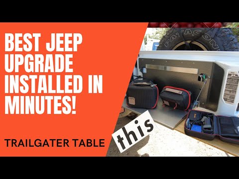 The Outback Adventure Products Trailgater Table for Jeep!