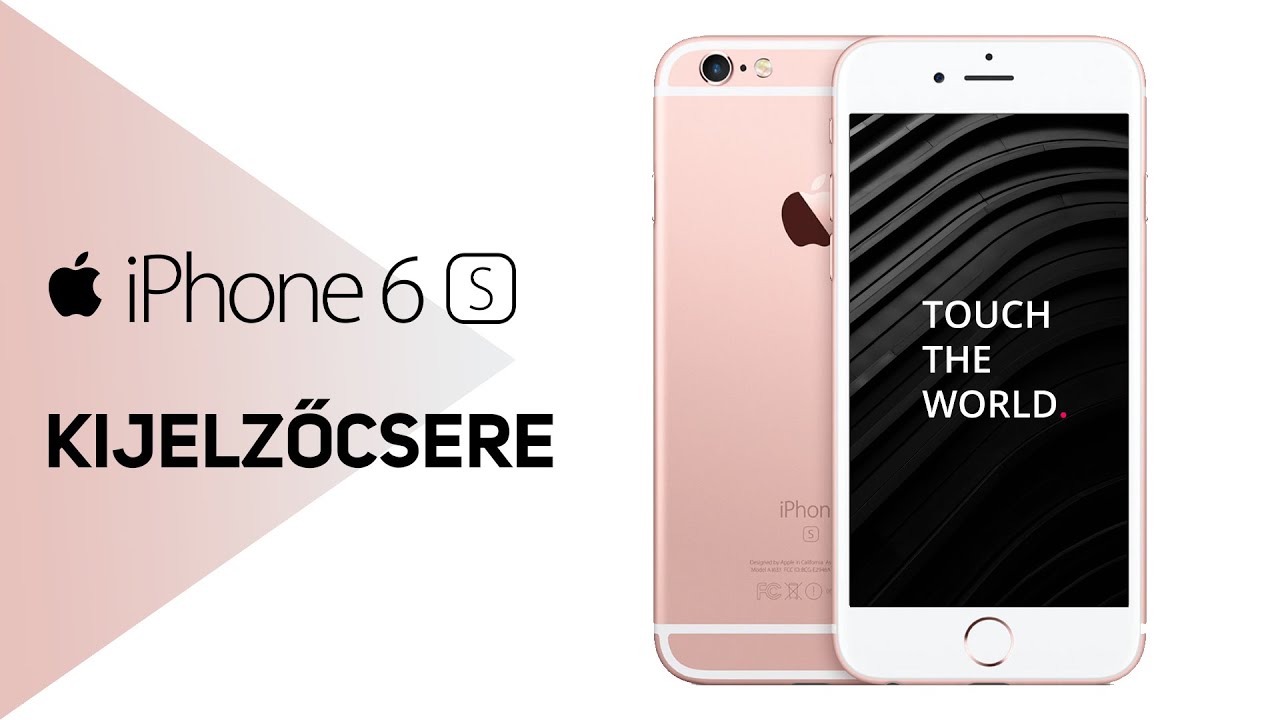 Apple iPhone 6s gyári kijelző csere