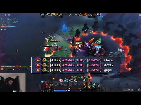 Ammar's Reaction after Sven Speared off from Map