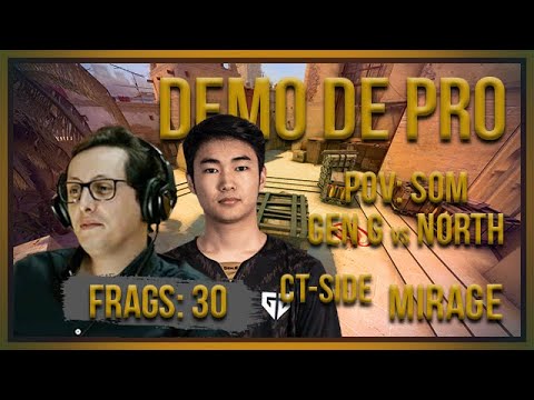 [PT] zorlaK Analisa: PoV S0M - GEN G vs NORTH - MIRAGE (CT-SIDE) [Demo de Pro]
