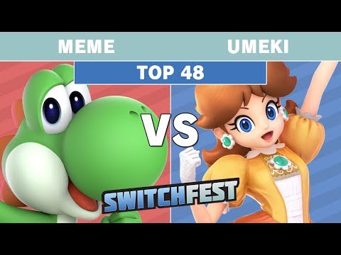 SwitchFest 2019 - CE | Meme (Yoshi) Vs. Umeki (Daisy) Top 48 - Smash Ultimate