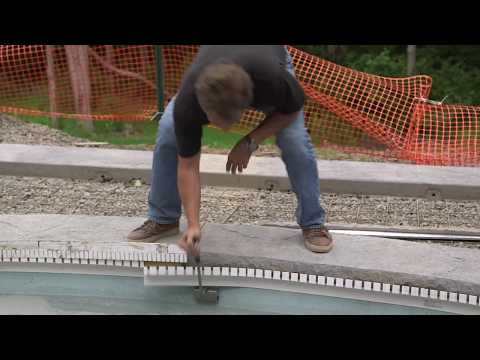 Z Poolform - Easiest Way to Pour Cantilevered Concrete Pool Coping.