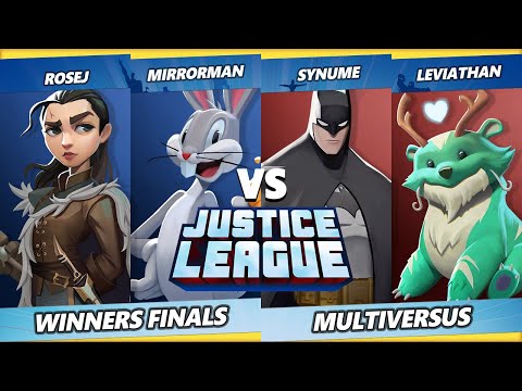 Justice League Winners Finals - Synume & Leviathan Vs. RoseJ & Mirrorman - Multiversus Tournament