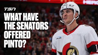What have the Sens offered Pinto on a contract extension