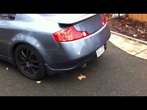 Infiniti g35 magnaflow exhaust tip!