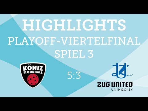Highlights Floorball Köniz vs Zug United