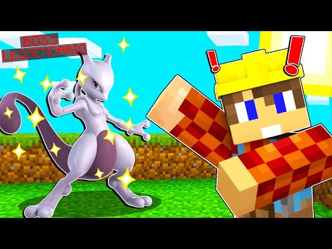 I CHALLENGED LEGENDARY MEWTWO ON PIXELMON!!