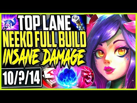 TOP LANE NEEKO SEASON 9 FULL BUILD | INSANE DAMAGE NEEKO | LoL TOP Neeko vs Fiora Season 9 Gameplay