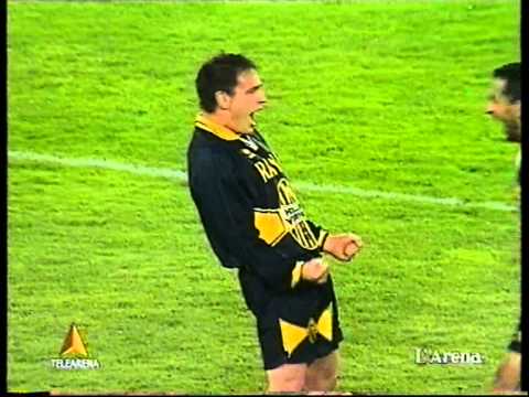 Verona - Cesena 6-1 , campionato 1995-96, 30a giornata, 13 aprile 1996
