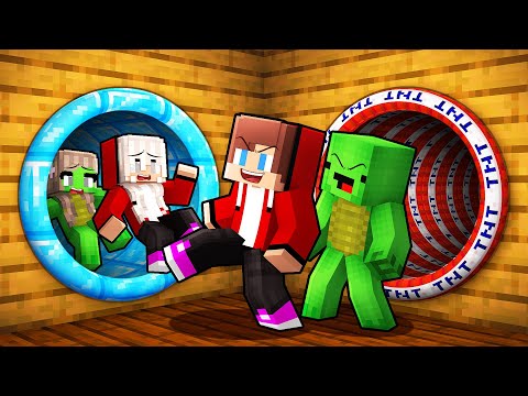 Mikey & JJ vs Girls : Choose the Right Slide in Minecraft (Maizen)