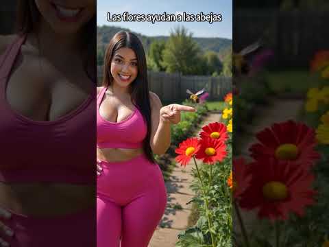 Las flores ayudan a las abejas