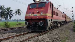 17247 Narsapur to Dharmavaram express at #sagamcheruvu running towards #palakollu