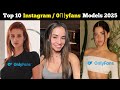 Top Ten Instagram Models Influencers And Reel Makers In 2025 Top 10 Instagram Models 2025
