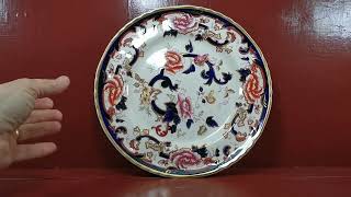 Masons Mandalay Blue Ironstone China 10.5-inch Dinner Plate