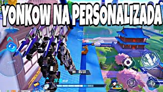 Enfrentei o @Yonkow na personalizada ~ Super  Mecha Champions ~ Gameplay