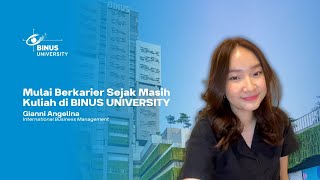 Mulai Berkarier Sejak Masih Kuliah di BINUS UNIVERSITY – Gianni Angelina