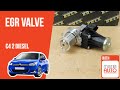 How to replace the EGR valve Citroën C4 mk2 1.6 HDI ♻️