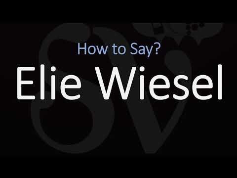 How to Pronounce Elie Wiesel? (CORRECTLY)