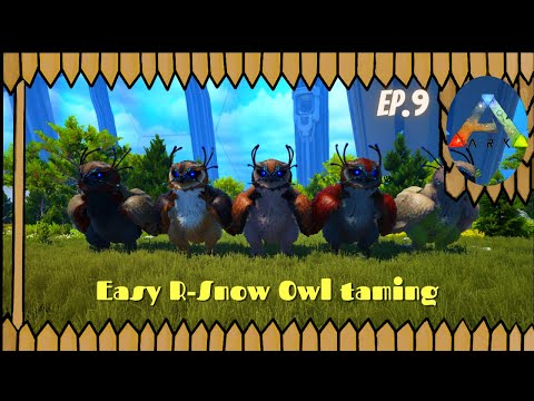 Ark Genesis part 2: Easy R-Snow Owl taming!