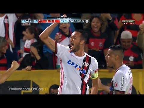 Gol de Réver, Flamengo 2 x 0 Ponte Preta - Brasileirão 14/06/2017 [HD]