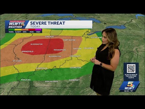 Tracking Severe Storms Overnight In Cincinnati