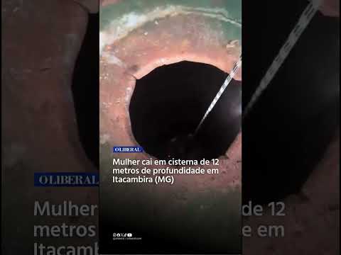 RESGATE A 12 METROS! 🚒🆘 Mulher sobrevive a queda em cisterna em MG