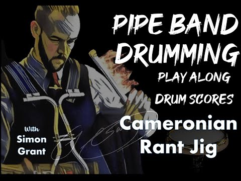 Cameronian Rant Jig - Play Along Advanced Snare Drum Score