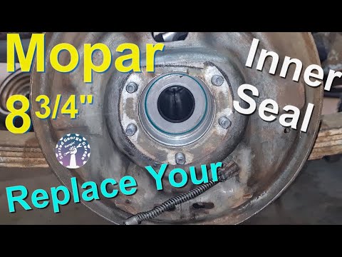 Mopar 8 3/4 - 8.75 Axle Seal - Remove And Replace
