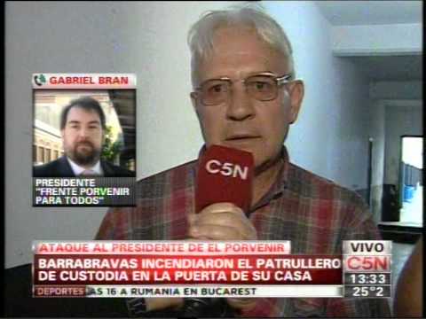 C5N -  POLICIALES: ATAQUE DE BARRABRAVAS AL PRESIDENTE DE "EL PORVENIR"