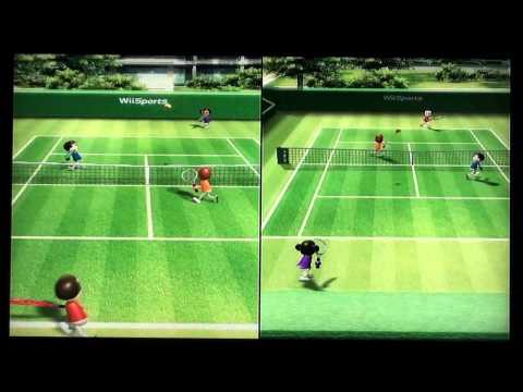Wii Sports Tennis: Joseph VS. Zachary (March 20, 2012)
