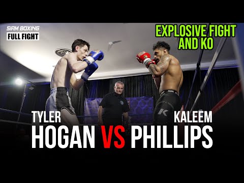 EXPLOSIVE K1 FIGHT AND KO! Tyler Hogan vs Kaleem Phillips | Siam Boxing