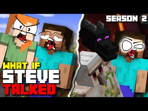 Press Start To Laugh - Friend or Foe? | What if Steve Talked in Minecraft? (Parody) - Season 2 Episode 2