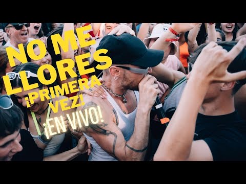 DUKI x Leby - No me Llores (Remix) ¡PRIMERA VEZ EN VIVO!