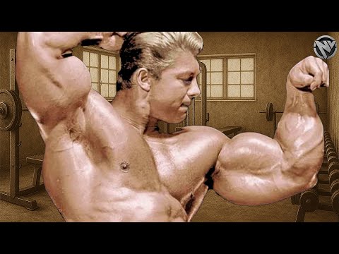 ARM DAY WITH THE FIRST MR. OLYMPIA EVER - 20 INCH ARMS in 1960 - LARRY SCOTT