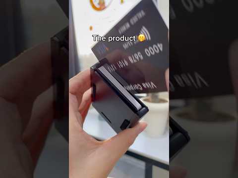 The prototype vs the product 🤗 #wallet #fypviral #slimwalt #cardholder #giftsforhim #edc #cool