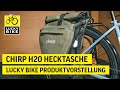 CHIRP H2O SINGLE HECKTASCHE | Robuste Gepäckträgertasche - ideal für den täglichen Pendler-Einsatz!