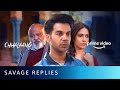 Savage Replies From Chhalaang | Rajkummar Rao, Saurabh Shukla, Nushrat Bharucha | Amazon Prime Video