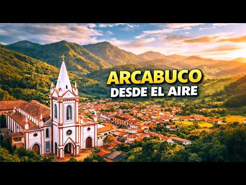 Este pueblo de Boyacá es ESPECTACULAR | Arcabuco aéreo