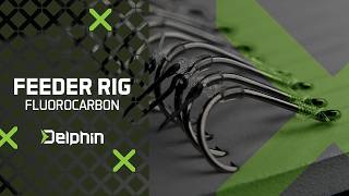 Feederový návazec Delphin Fluoro Sting 10ks 8cm 0,22mm Turner #8