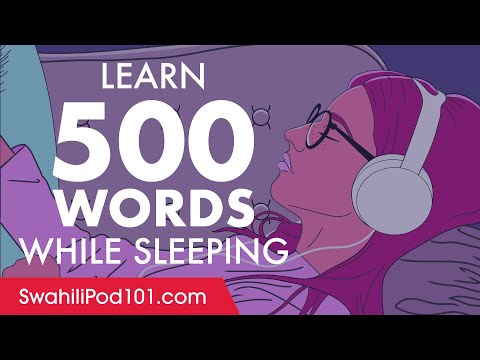 Swahili Conversation: Learn while you Sleep with 500 words