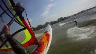 preview picture of video 'Windsurfing at Plattsburgh Beach - Lake Champlain'
