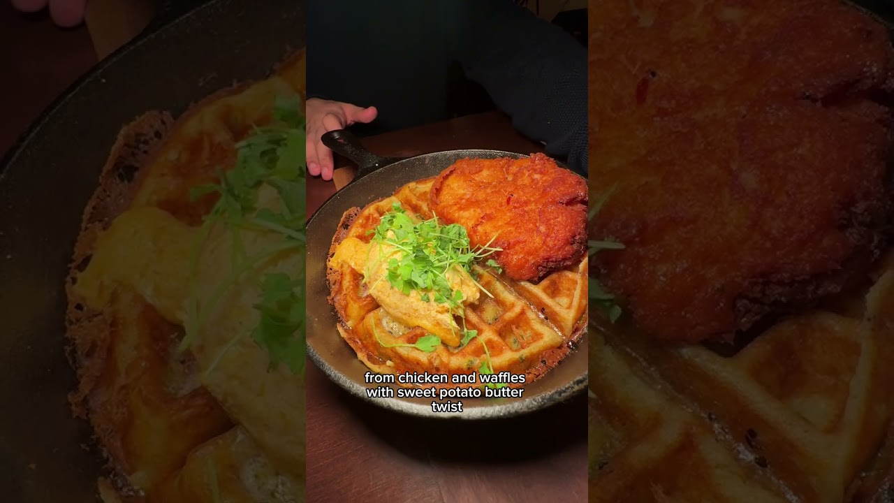 is the most aesthetic, vintage brunch spots I’ve been to & the food elevates it to another level