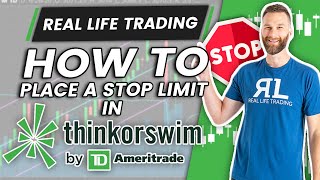 How to Place a Stop Limit Entry in ThinkorSwim - with a LOWER limit order
