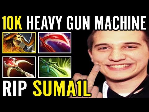 10K Heave Gun Machine Arteezy Clinkz vs Suma1L QoP Dota 2