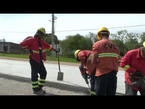 EN UN MES SE TERMINAN OBRAS DE PAVIMENTACION EN HORMIGON DESDE VILLA SARA HACIA TREINTA Y TRES