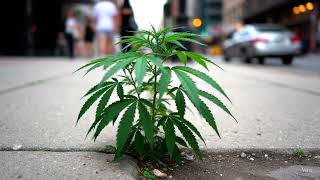 Cannabis Plant Growing On Streets #luksuz #nature #green #love #happy #plants
