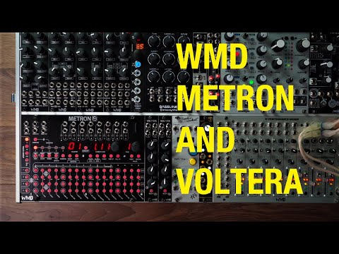 WMD Metron Trigger/Gate Rhythm Sequencer + Voltera CV Expander Eurorack Modules Brand NEW image 12